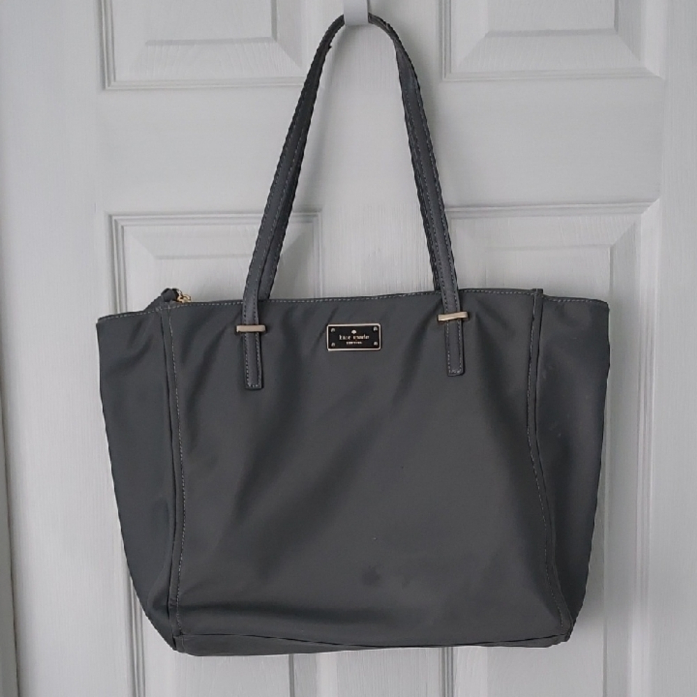 kate spade Nylon Tote with Gold Accent
